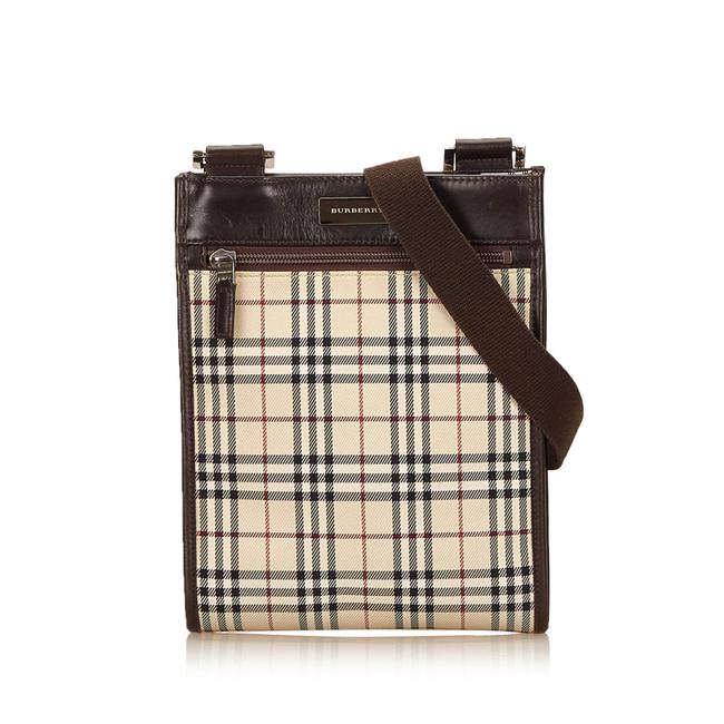 Burberry Cotton Brown Fabric Shoulder Bag