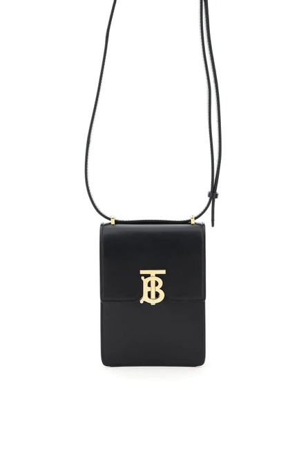 Burberry Cr Robin Black Leather Shoulder Bag