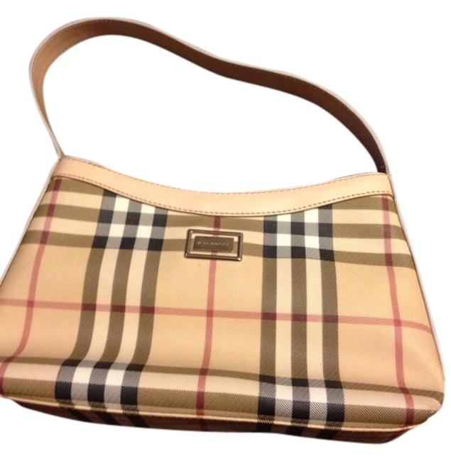 Burberry Cream Black White Red Shoulder Bag