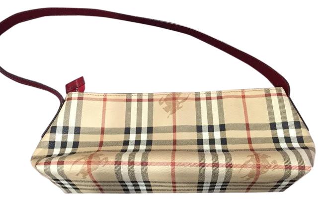 Burberry Cream Leather Shoulder Bag