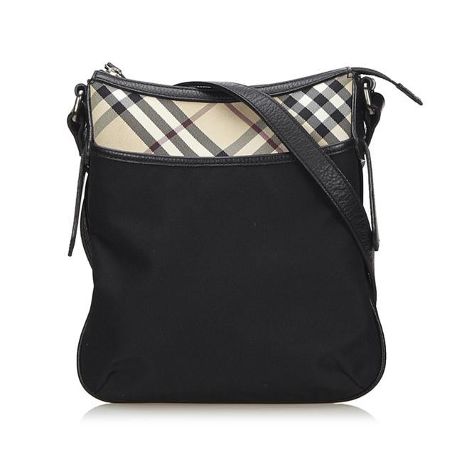 Burberry Crossbody Black Fabric X Nylon X Leather X Others Shoulder Bag