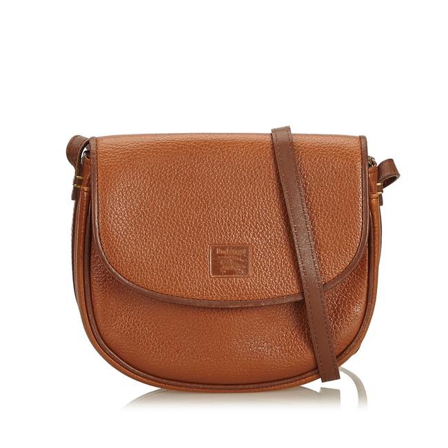 Burberry Crossbody Brown Leather X Others Shoulder Bag