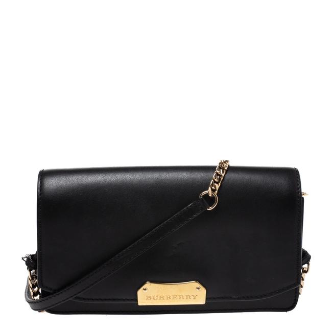 Burberry Crossbody Madison Black Leather Shoulder Bag