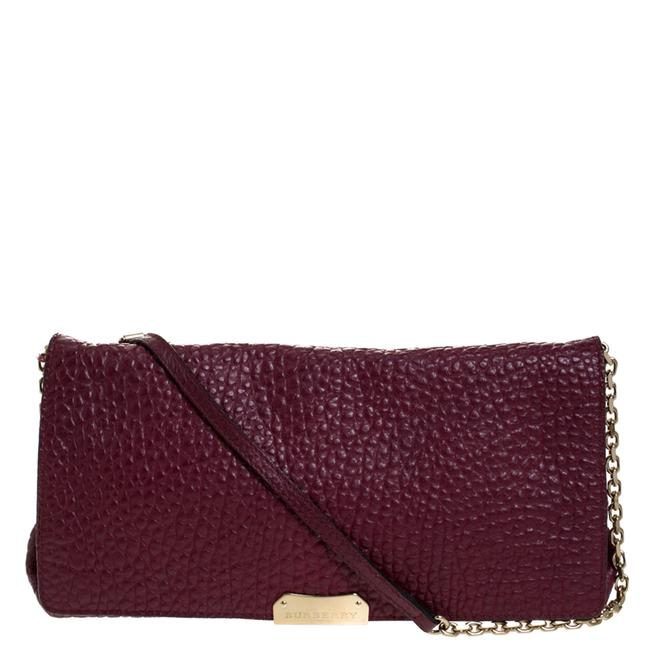 Burberry Crossbody Madison Burgundy Leather Shoulder Bag