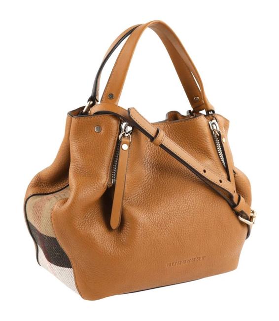 Burberry Crossbody Maidstone Saddle Brown Leather Shoulder Bag