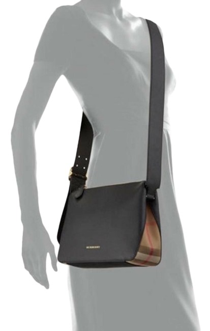 Burberry Crossbody Small Helmsley Leather Black Shoulder Bag