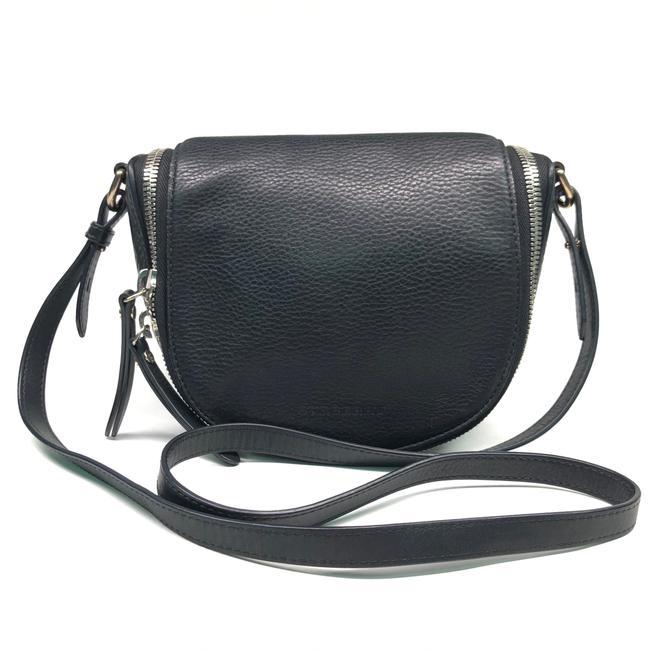 Burberry Crossbody W WomensLogo Black Leather Shoulder Bag
