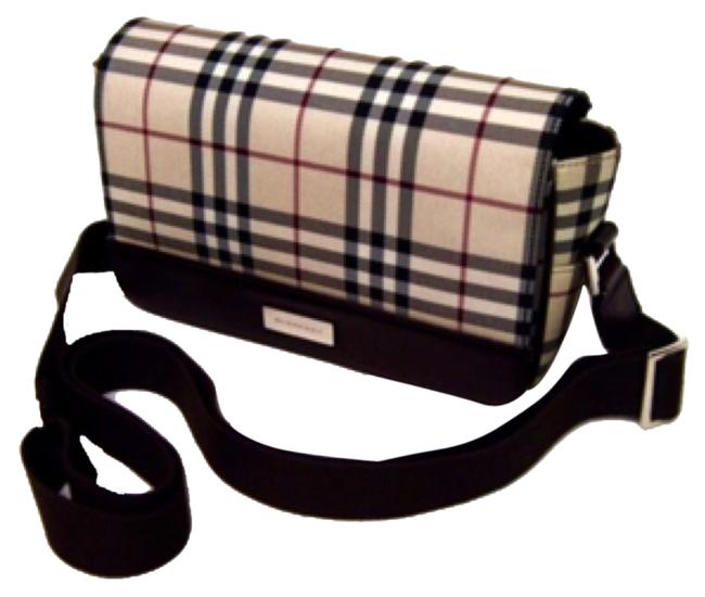 Burberry Dark Brown Plaid [used] From Japan Shoulder Bag