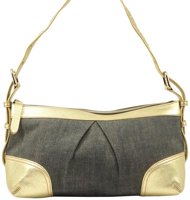 Burberry Denim Medium #767b54 Brown Shoulder Bag