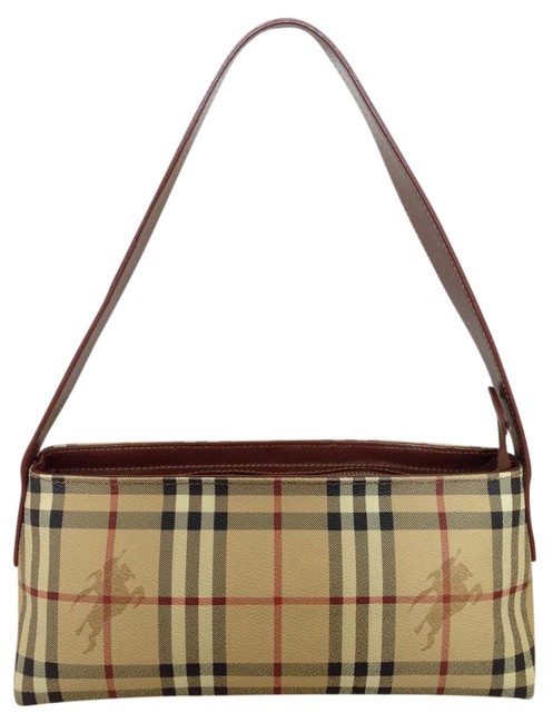 Burberry Excellent Condition Haymarket Check Shoulder Bag