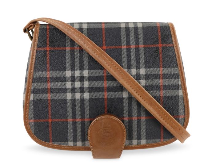 Burberry Flap Grey Pvc Shoulder Bag