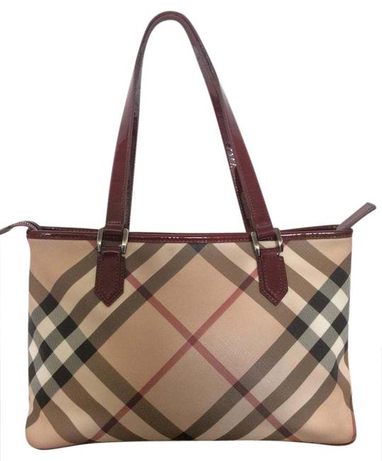 Burberry Good Condition Supernova Check Handbag Shoulder Bag