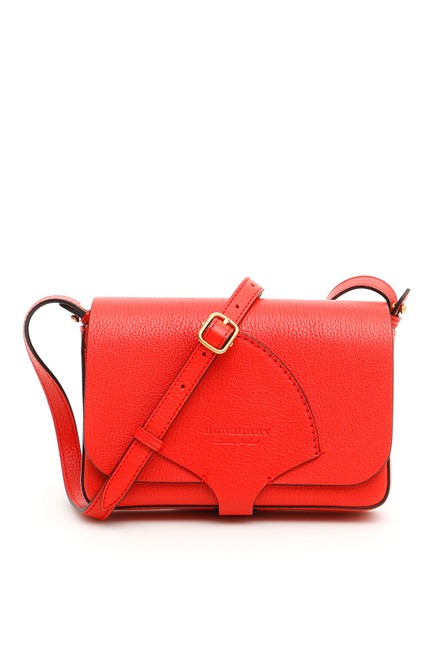 Burberry Mini Hampshire Bright Red Shoulder Bag