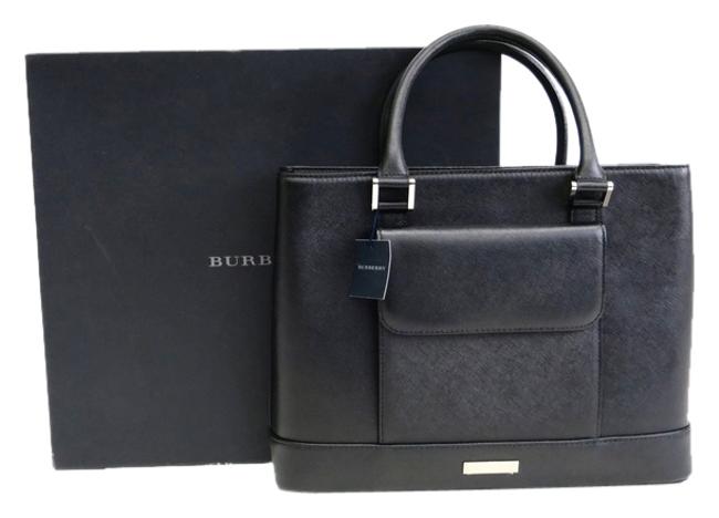 Burberry Hand Black Leather Shoulder Bag