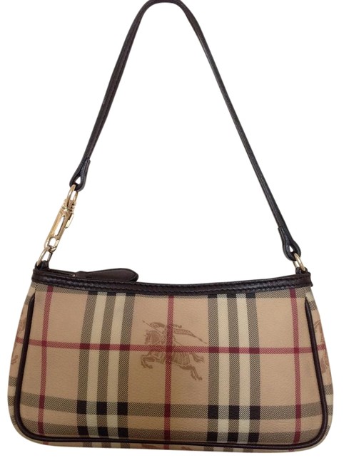 Burberry Haymarket Check Purse In Excellent Condition Shoulder Bag