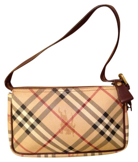 Burberry Haymarket Check Pvc Shoulder Bag