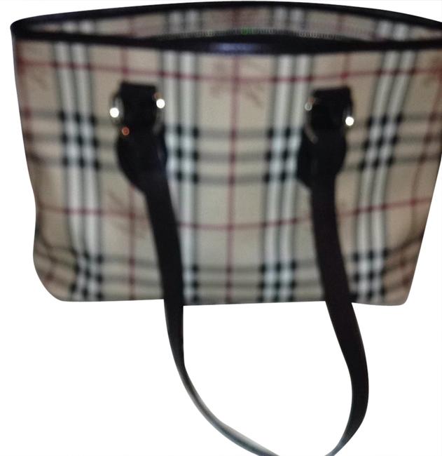 Burberry Haymarket Regent BrownPlaid Shoulder Bag