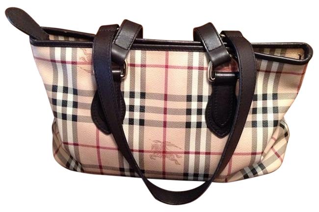 Burberry Haymarket Tote For Women Shoulder Bag