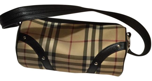 Burberry House Check Black Shoulder Bag