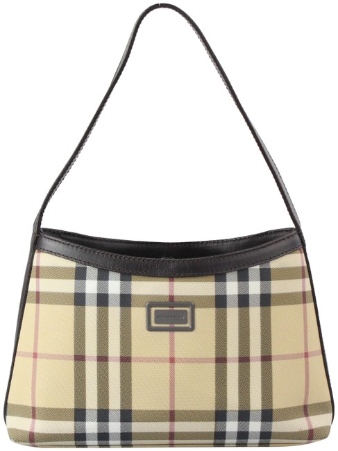 Burberry House Check Canvas Shoulder Bag