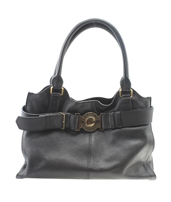 Burberry Lambeth 180709 Black Leather Shoulder Bag