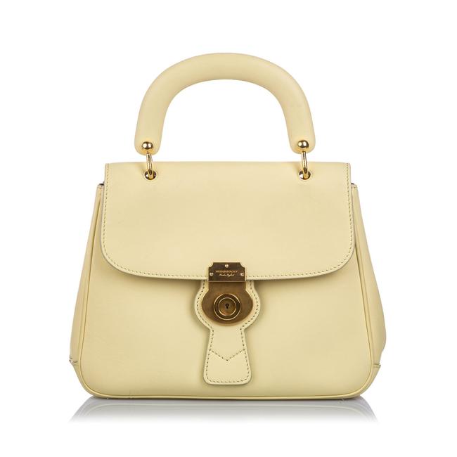 Burberry Large Dk88 Handbag Red Leather Shoulder Bag