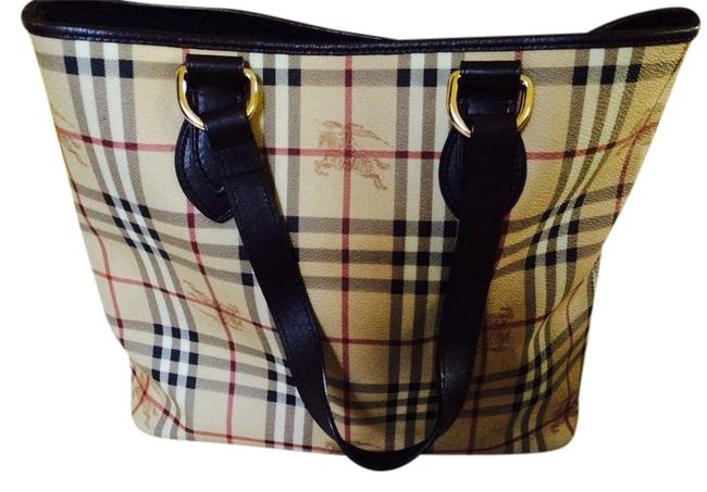 Burberry Large Purse Haymarket Shoulder Bag