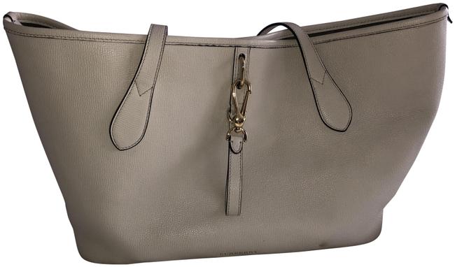 Burberry Large Tote Tan Leather Shoulder Bag