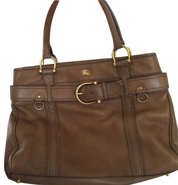 Burberry Leather Tan Shoulder Bag