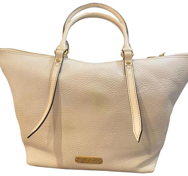 Burberry Leather White Shoulder Bag