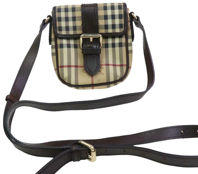 Burberry Light Brown Pvc Shc7 10093 Shoulder Bag