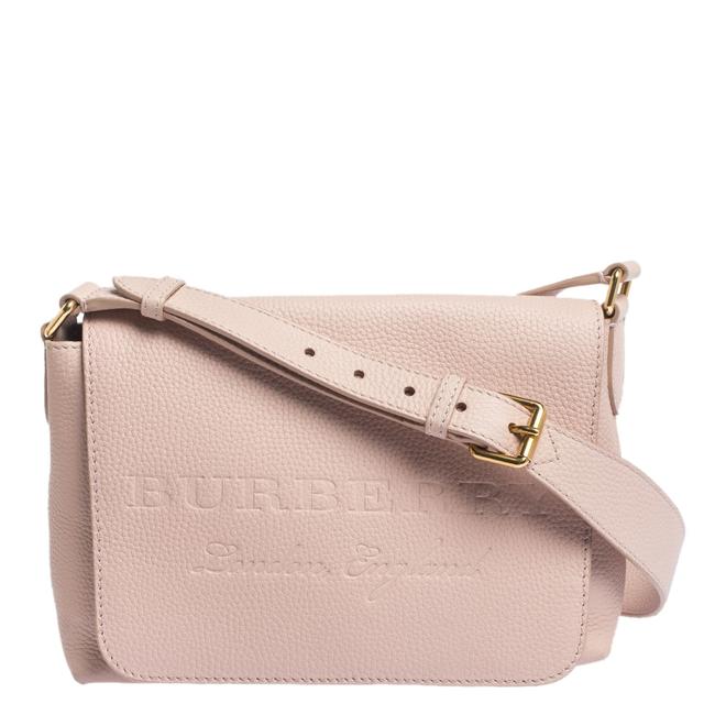 Burberry Light Small Burleigh Pink Leather Shoulder Bag