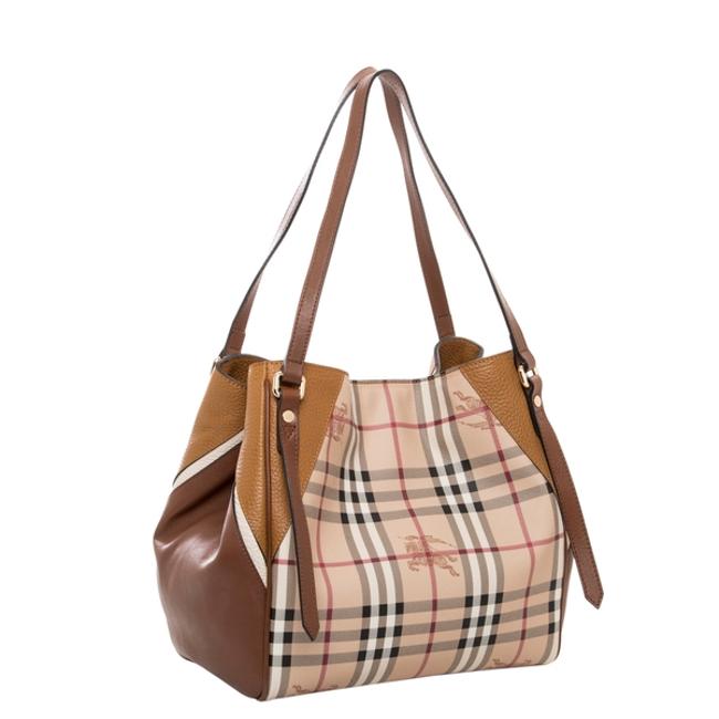 Burberry Like New Condition Nova Check Classic Lether Shoulder Bag