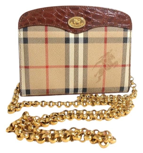 Burberry Limited Edition Vintage Brown Leather Shoulder Bag