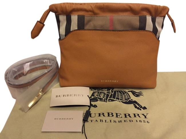 Burberry Little Crush Cognac Leather Shoulder Bag