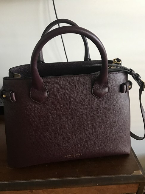 Burberry London England Wine Shoulder Bag