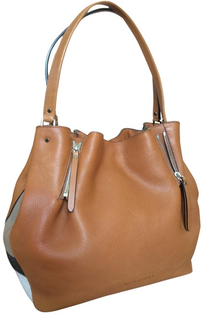 Burberry Maidstone Leather Medium Brown Shoulder Bag