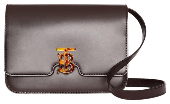 Burberry Medium Monogram Tb Coffee Shoulder Bag