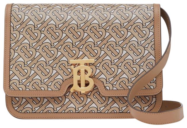 Burberry Medium Monogram Tb Shoulder Bag