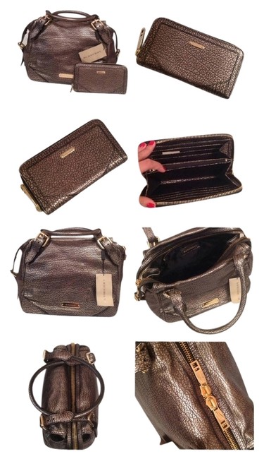 Burberry Metallic Silver Shoulder Bag