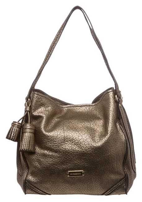 Burberry Metallic Women Handbag Tote Leather Shoulder Bag