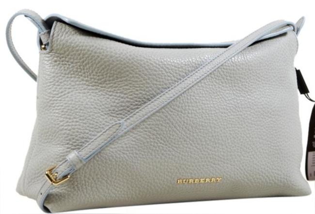 Burberry Msrp Blue Leather Shoulder Bag