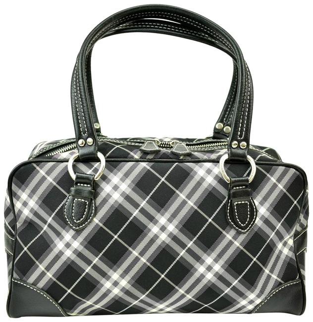 Burberry Nova CheckLeather G ToteBlack Jacquard Shoulder Bag