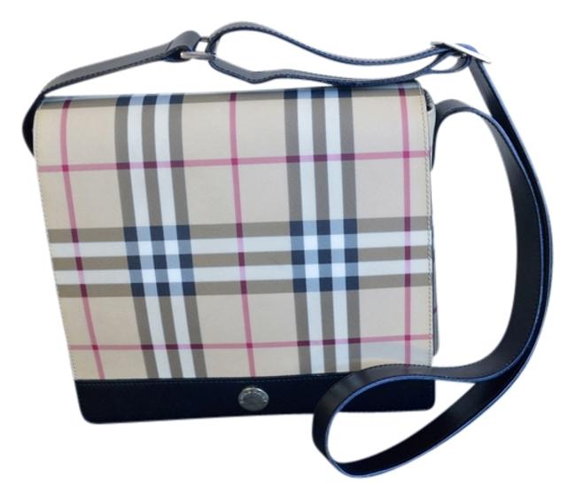 Burberry Crossbody Nova Check Canvas Shoulder Bag