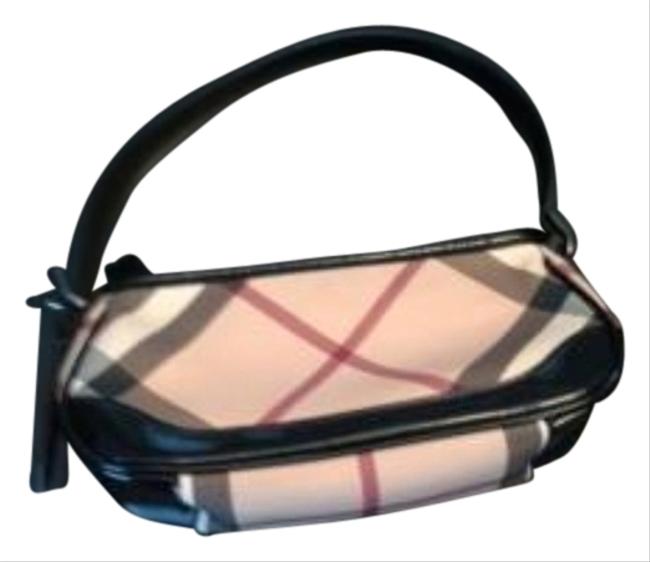 Burberry Nova Check Patent Leather Shoulder Bag