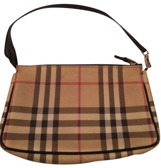 Burberry Nova Check Pochette Tan Shoulder Bag