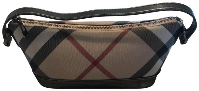 Burberry Nova Check Small OliveMetalic Shoulder Bag