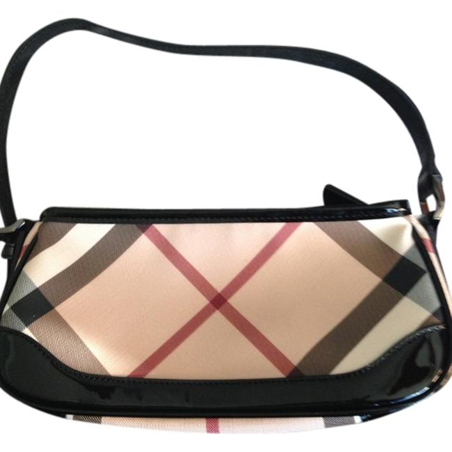 Burberry Nova Supernova Black Classic Check Shoulder Bag