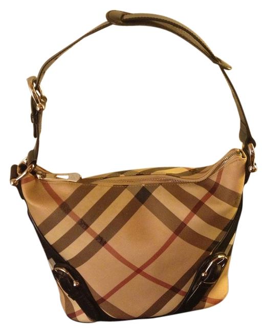 Burberry Plaid Check Shoulder Bag