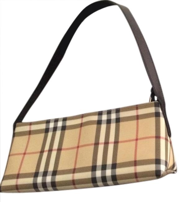 Burberry Plaid Vinyl Shoulder Bag